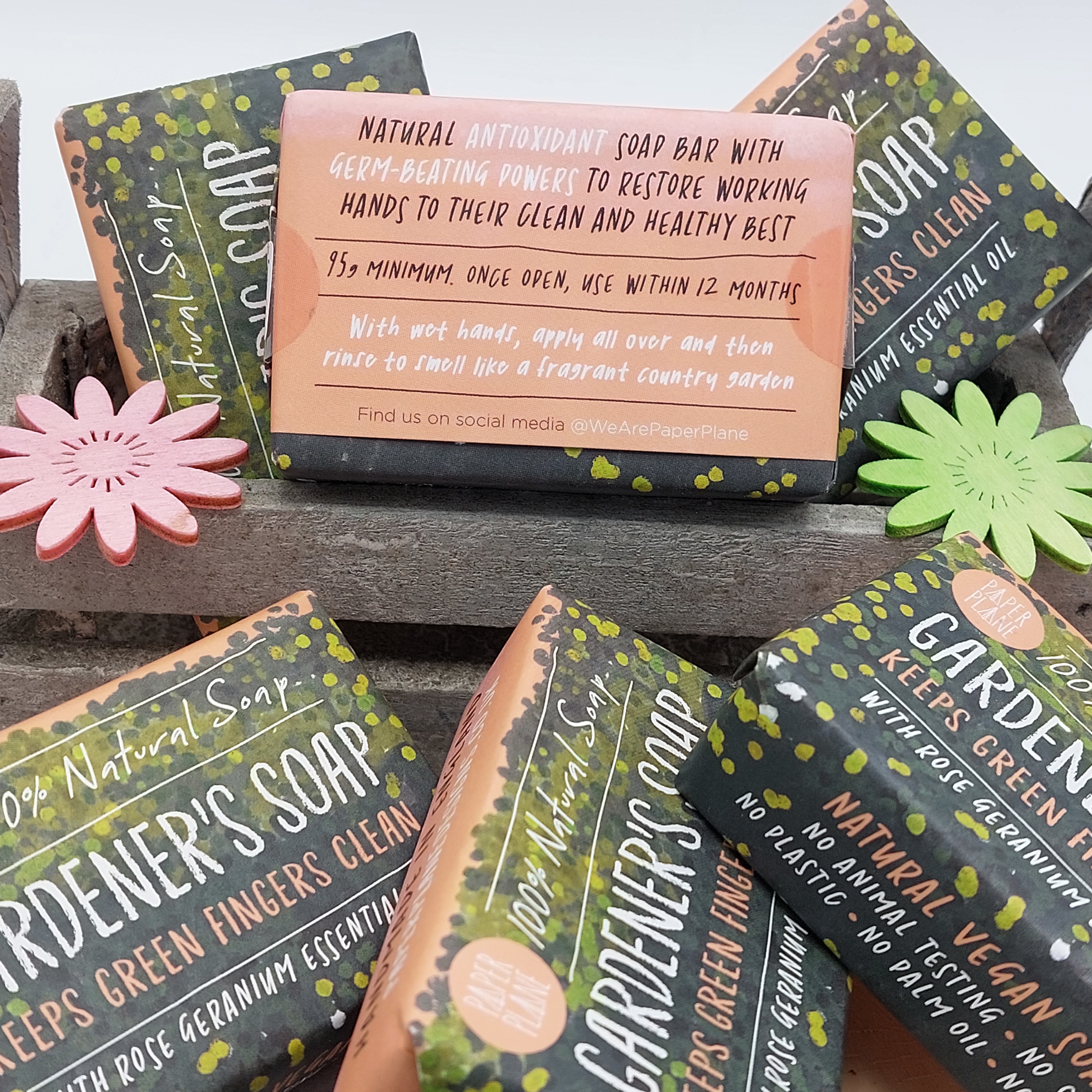 Zeep, 'Rose geranium gardener's soap', 100% Vegan