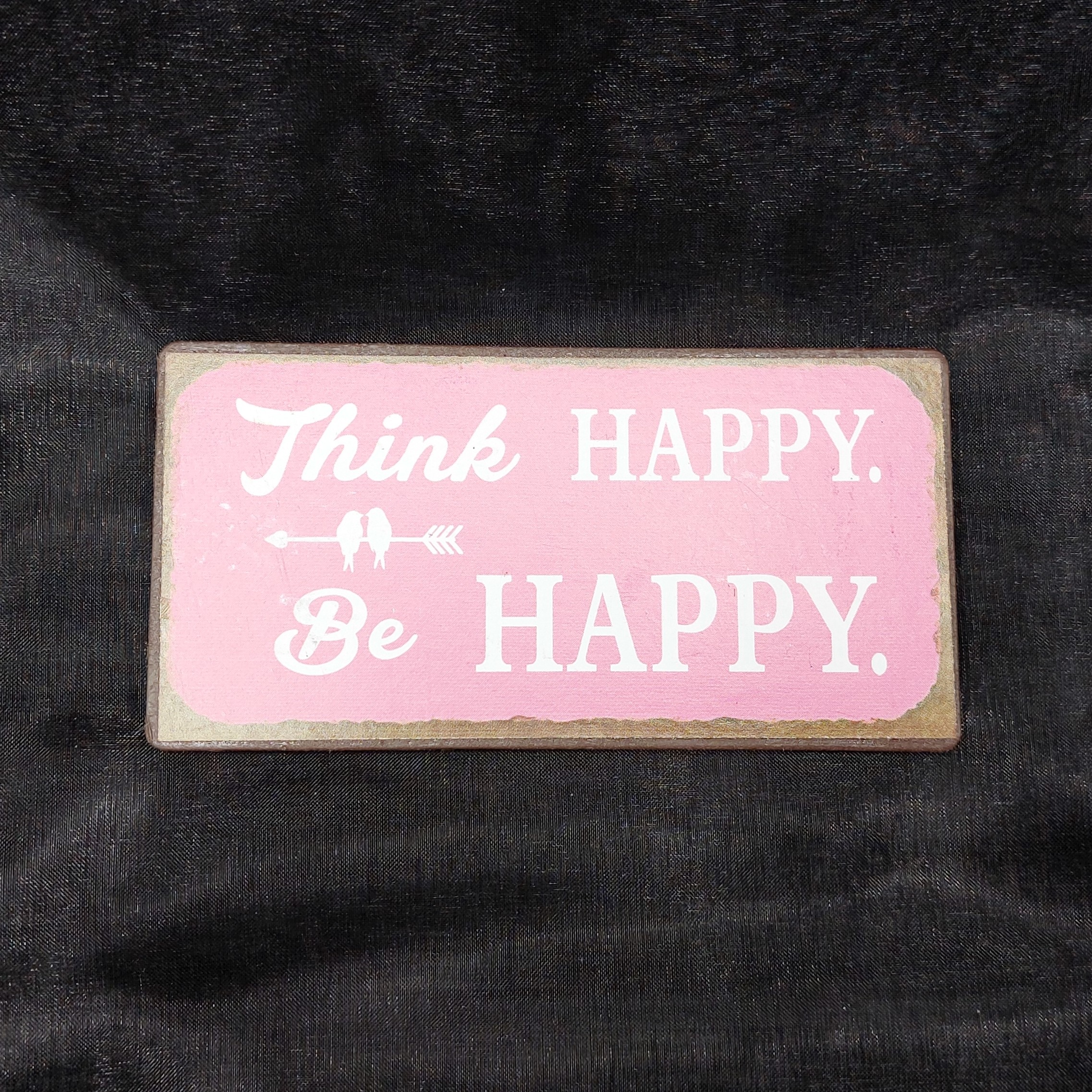 Magneet 'think happy be happy'