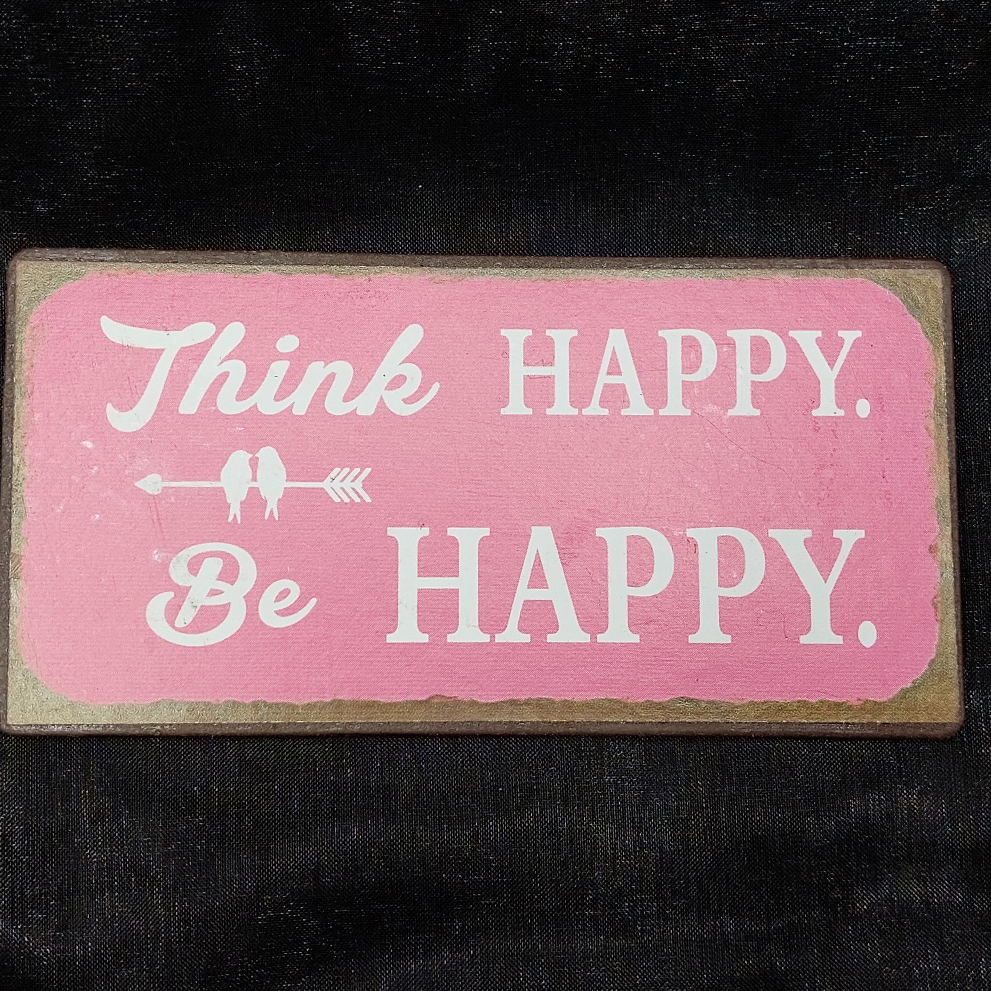 Magneet 'think happy be happy'