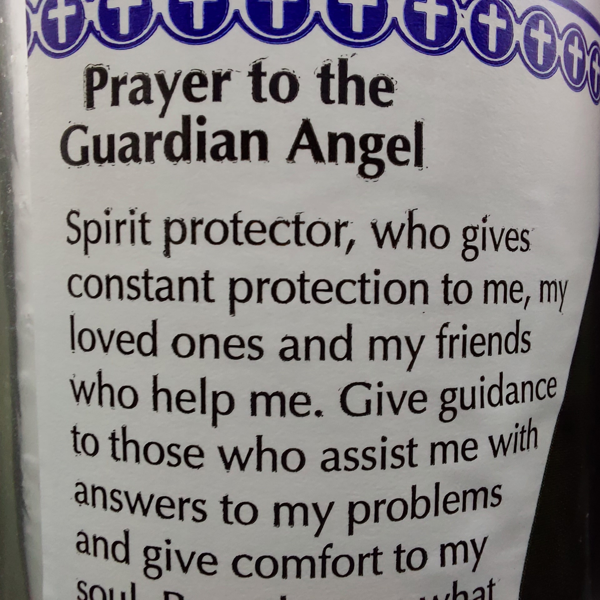 Gebedskaars 'Guardian angel'