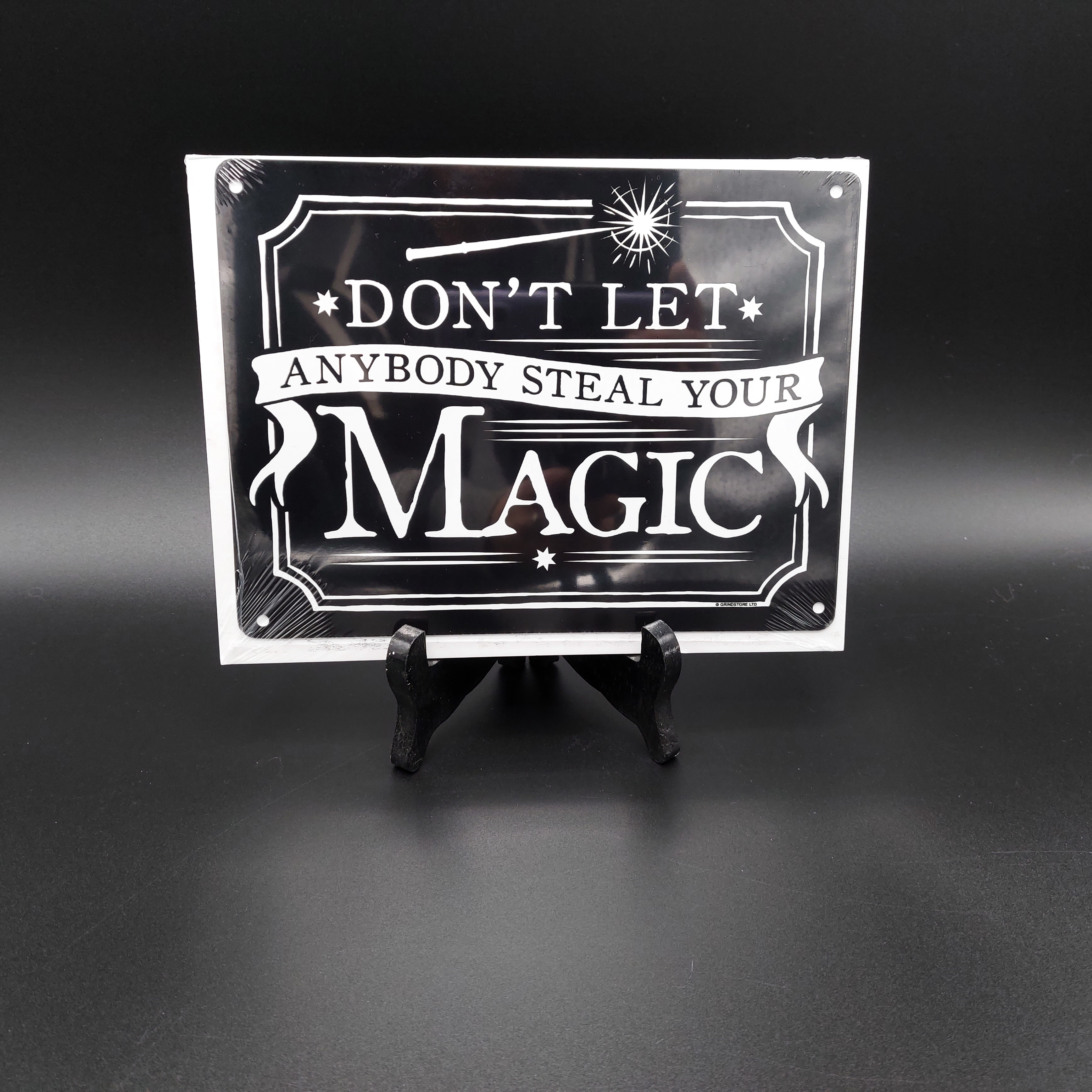 Mini tekstbord 'Don't let anybody steal your magic'