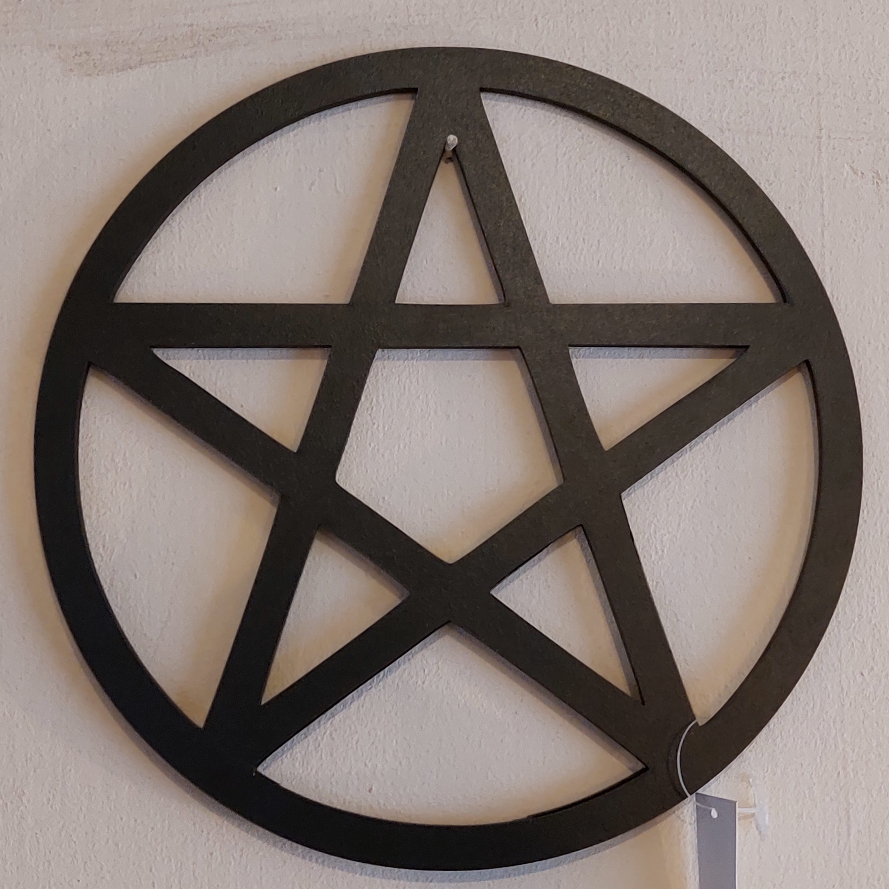 Pentagram om op te hangen in hout