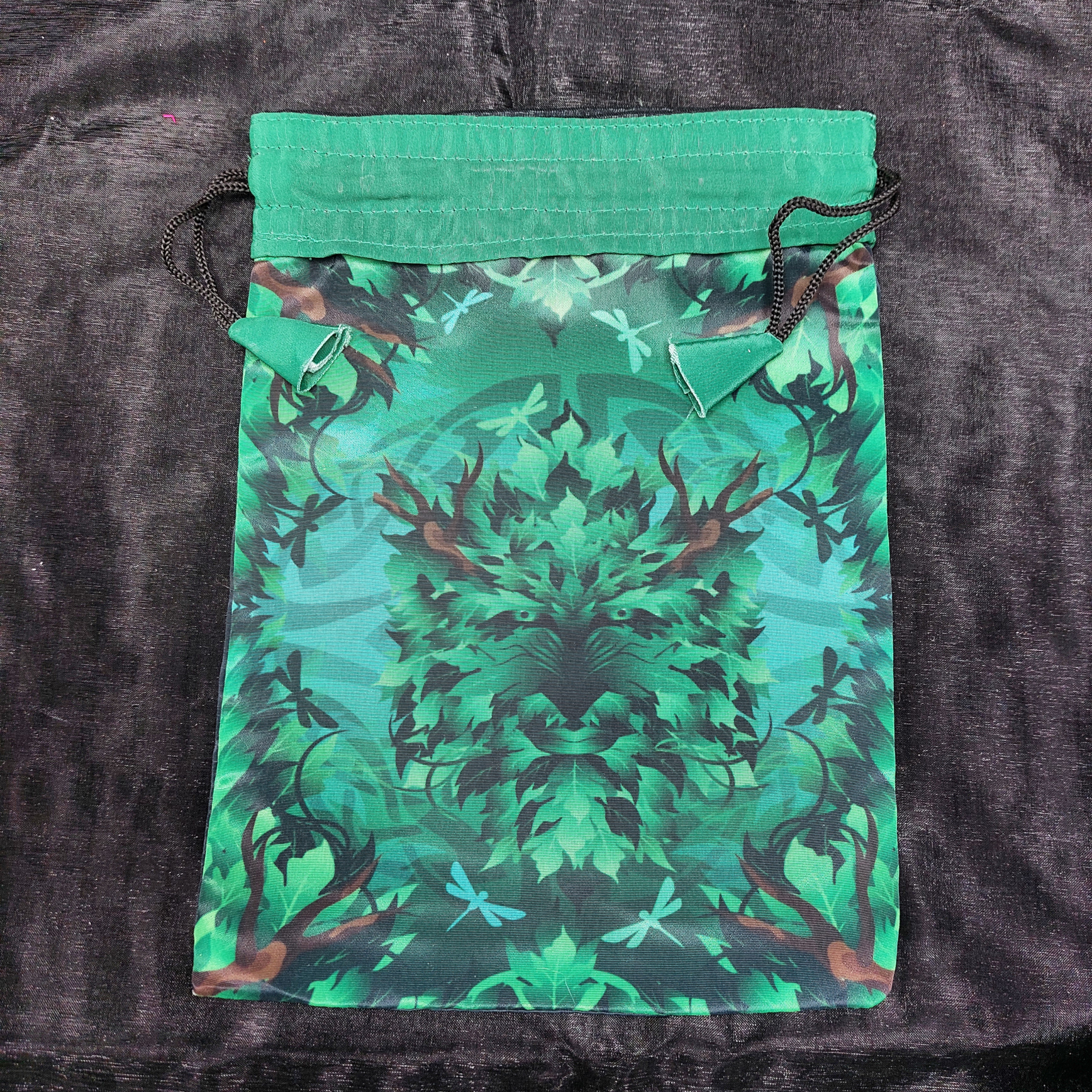 Zakje 'Green man', polyester