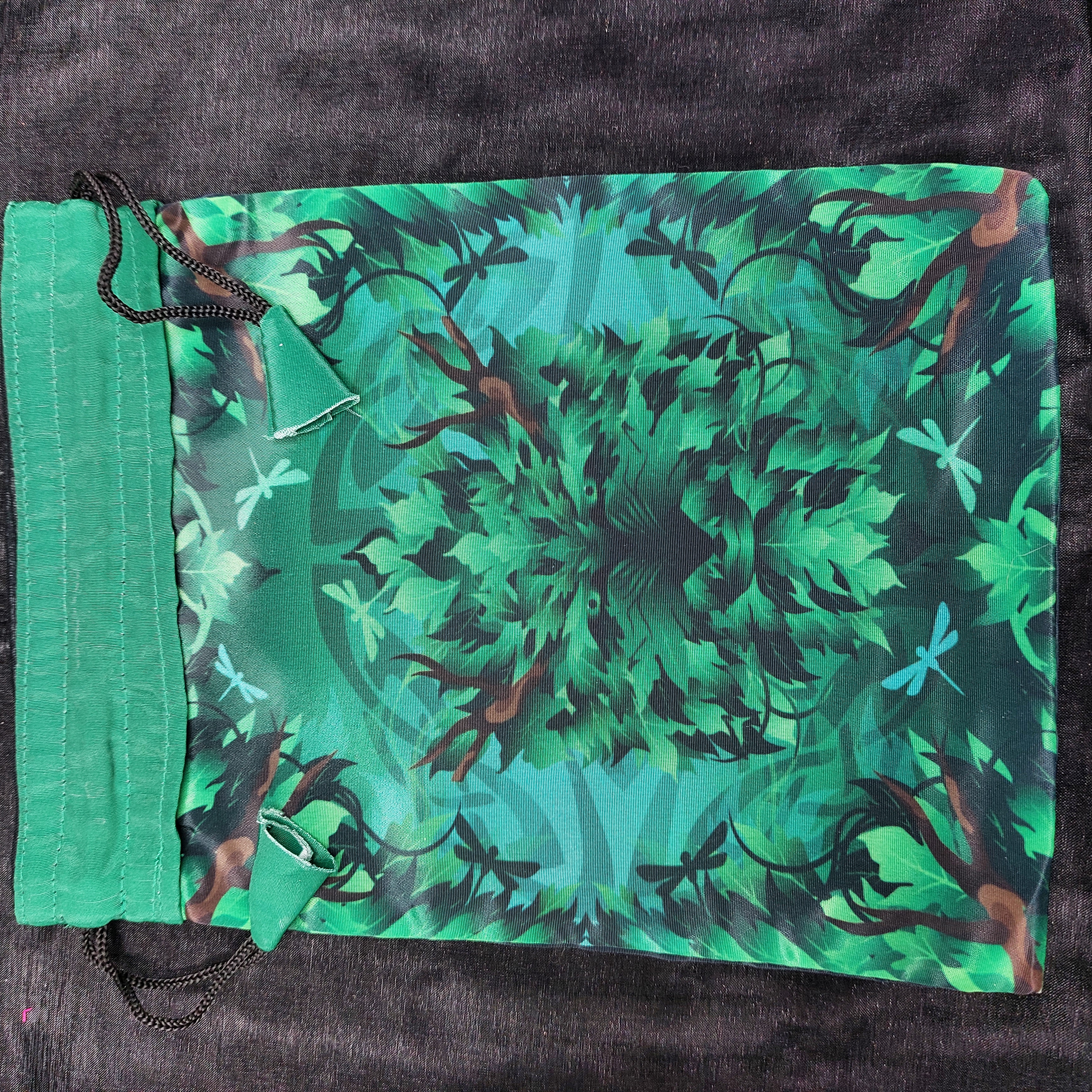 Zakje 'Green man', polyester