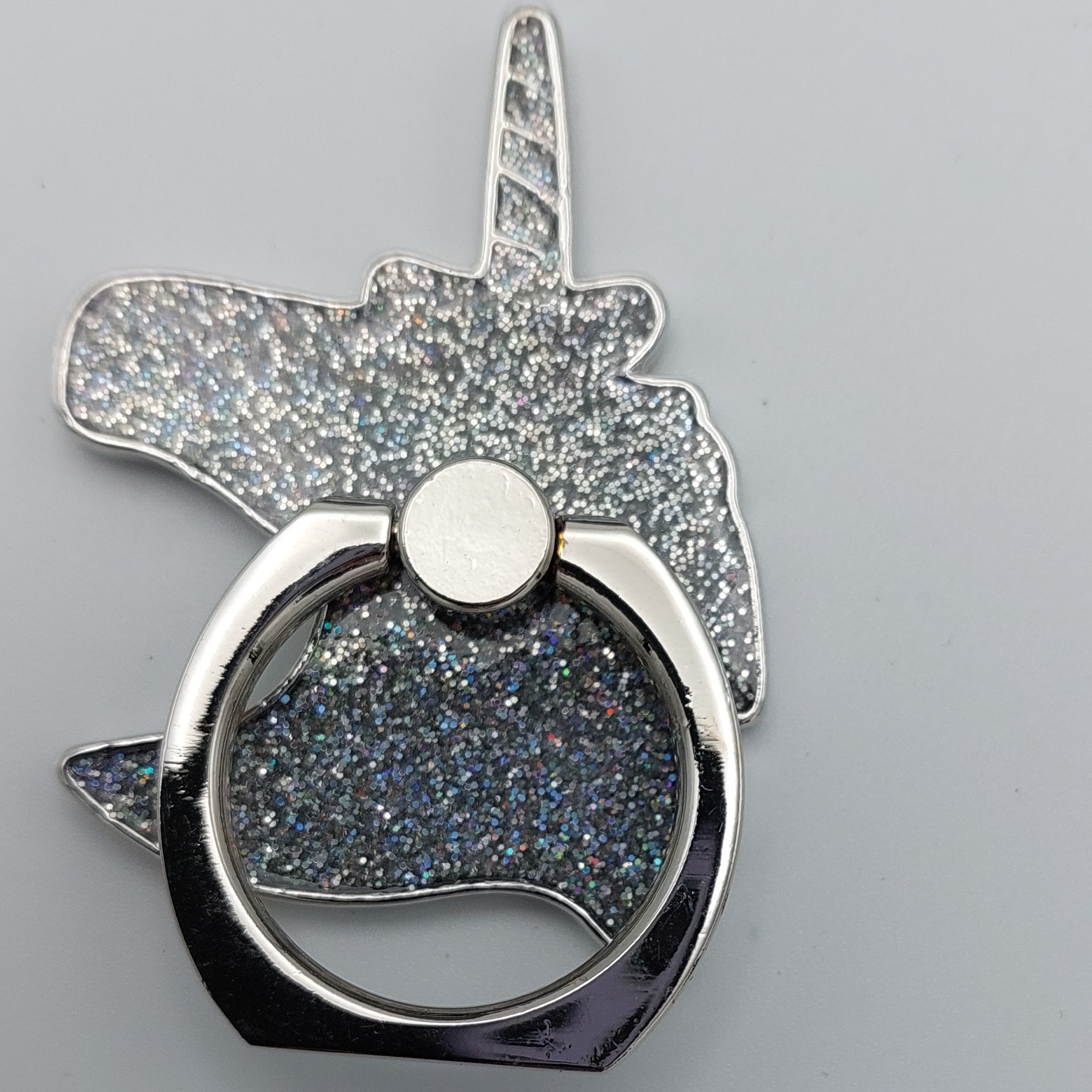 Telefoonring 'Unicorn', glitter