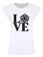 T-shirt, 'Pentagram love, wit