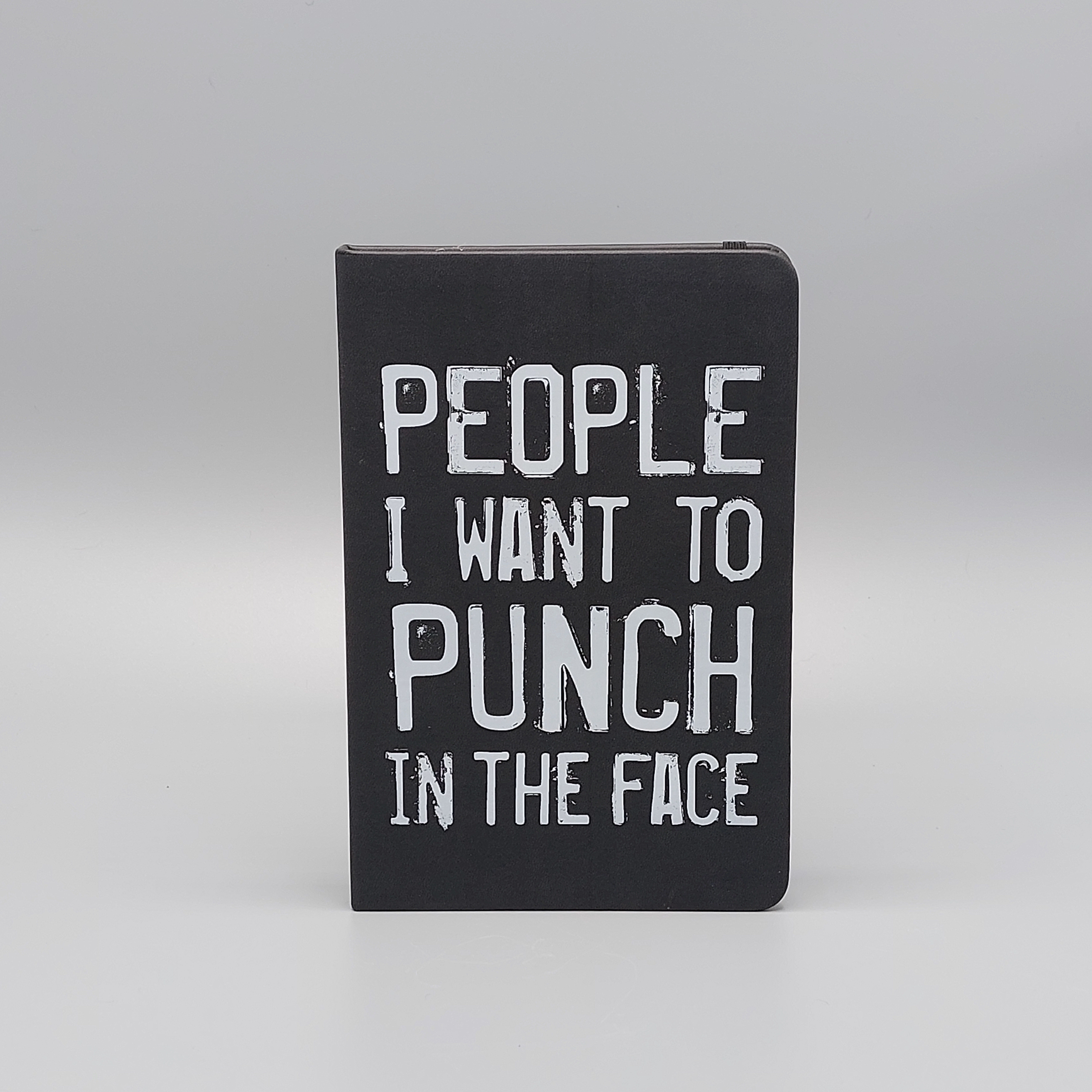 Notitieboek 'People I want to punch in the face'