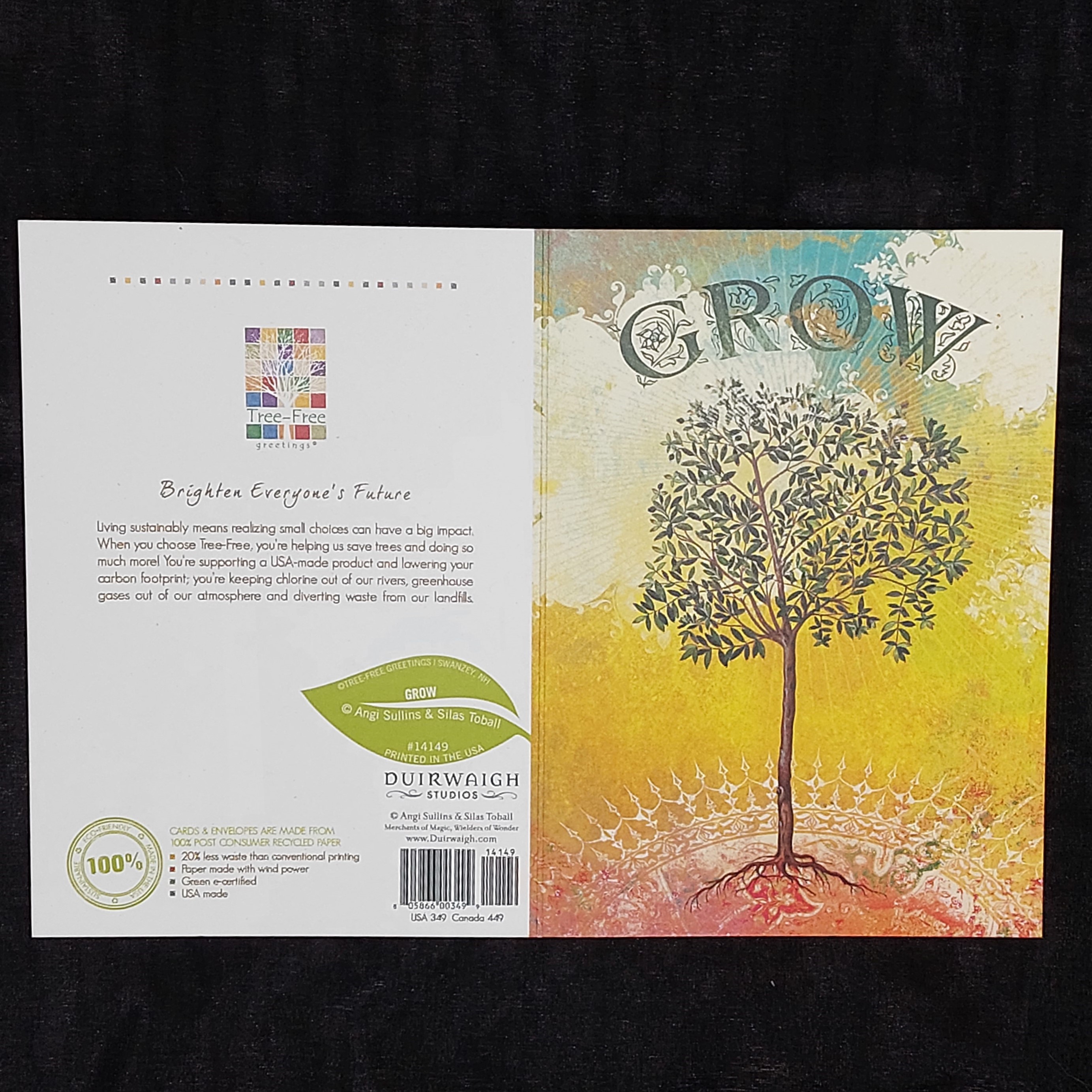 Wenskaart 'Grow'