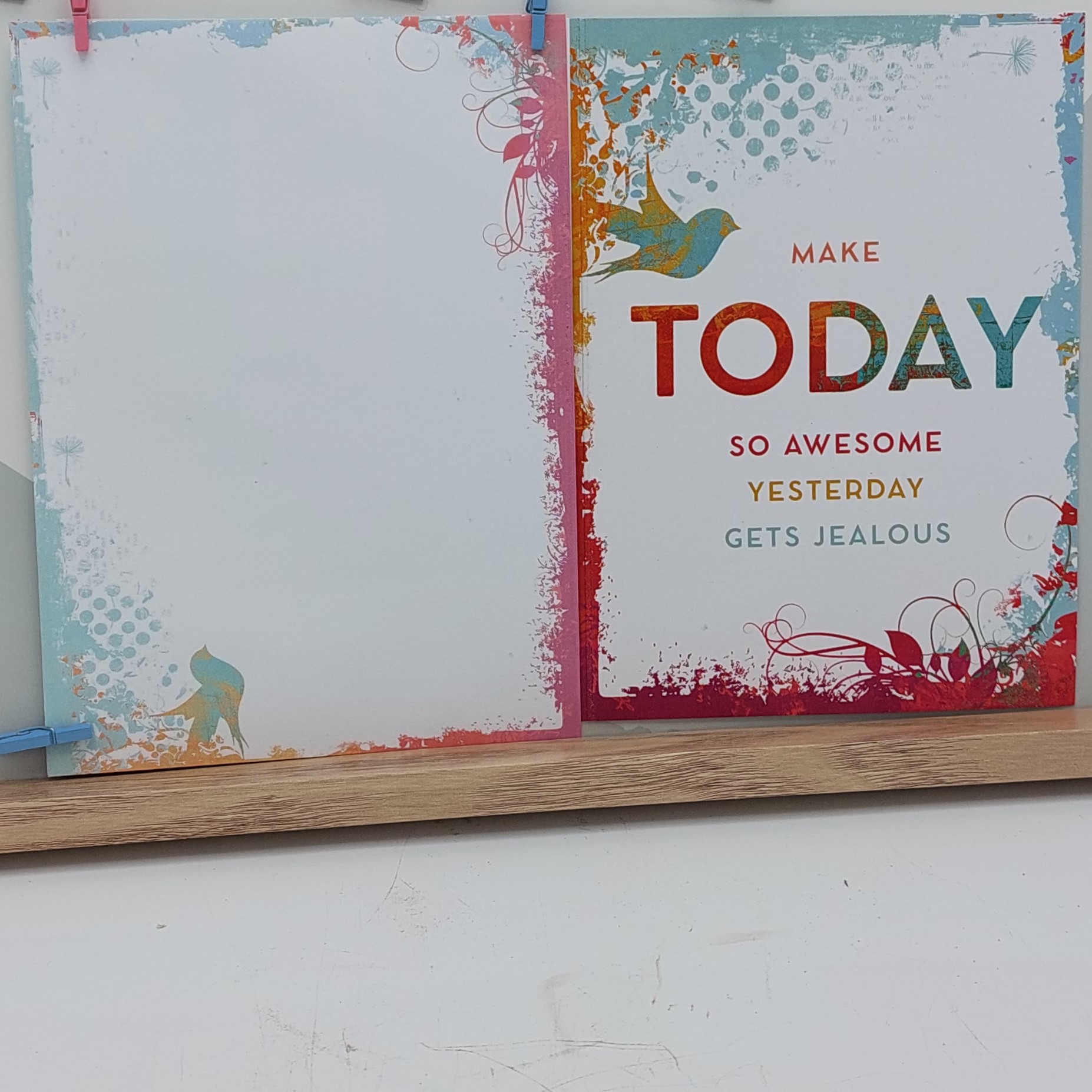 Wenskaart, 'Make today awesome'