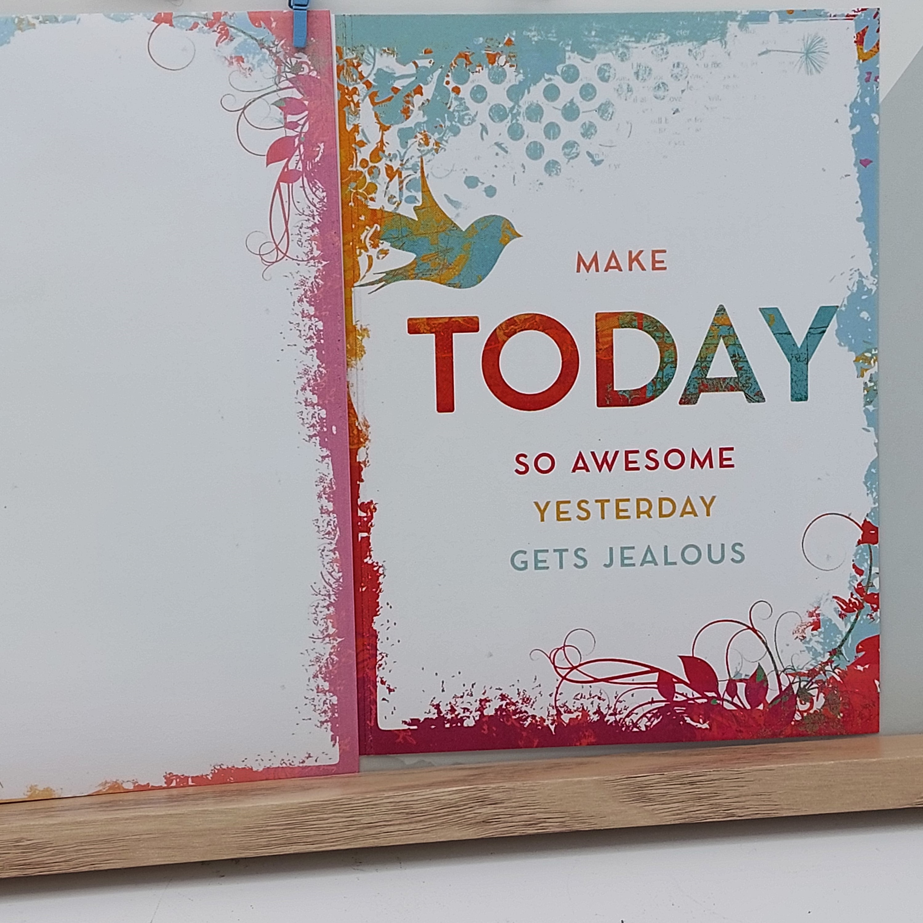 Wenskaart, 'Make today awesome'