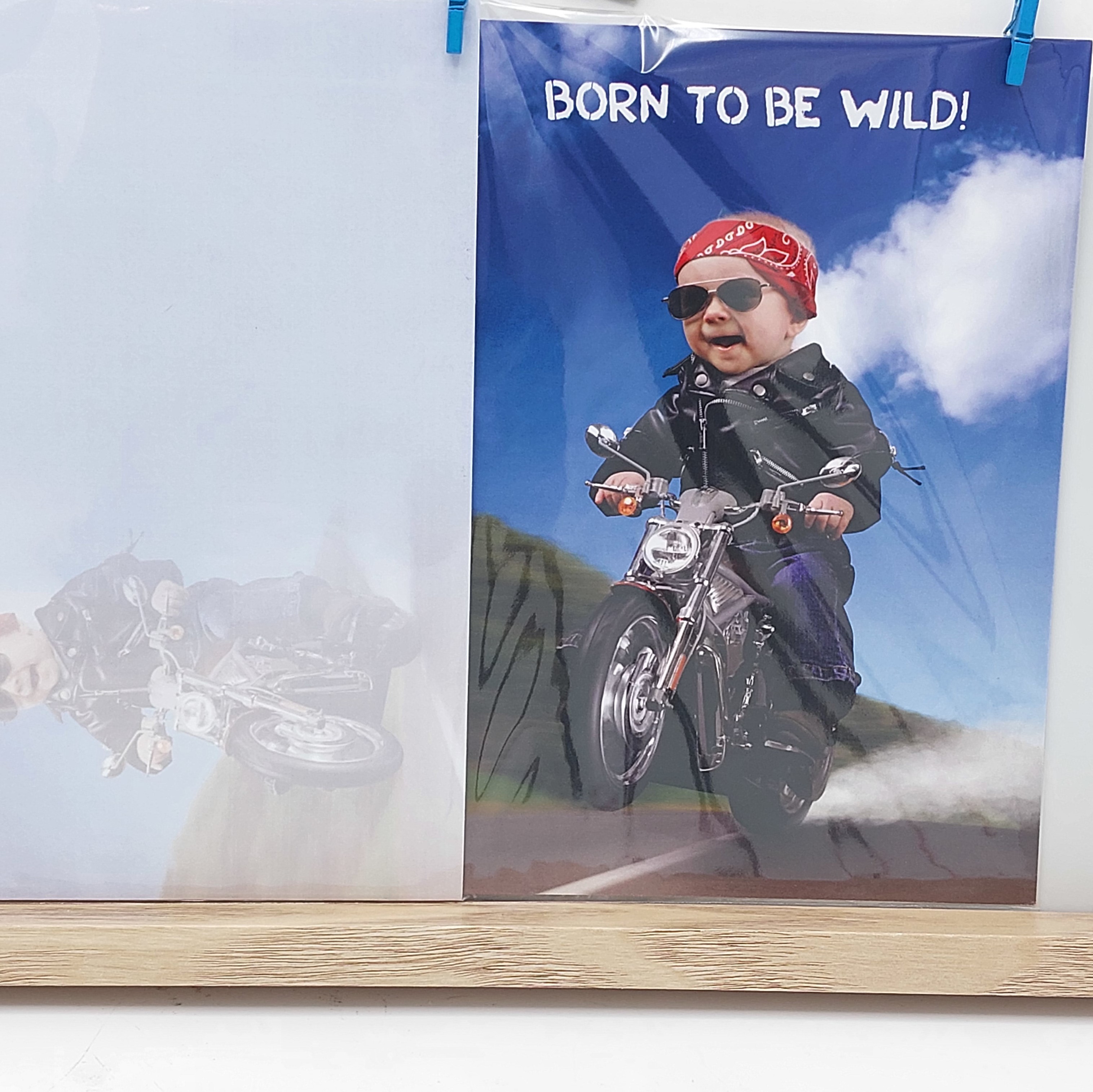 Wenskaart, 'Born to be wild'